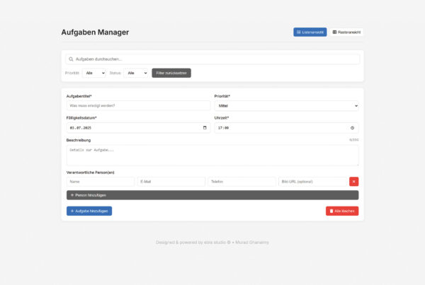 Aufgaben Manager